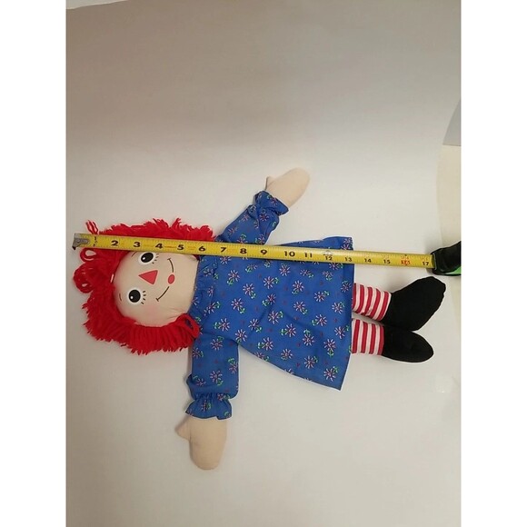 Raggedy Ann 80th Anniversary 18 In Plush Doll Hasbro 2002 - Picture 3 of 7